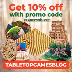 Get 10% off with promo code TABLETOPGAMESBLOG escapewelt.com