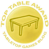 Top Table Award by Tabletop Games Blog