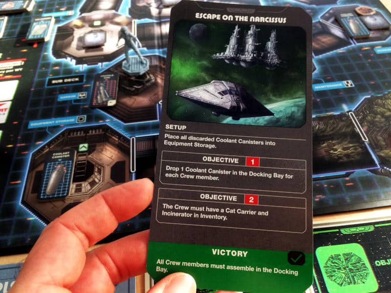 a final mission card from Alien: Fate of the Nostromo
