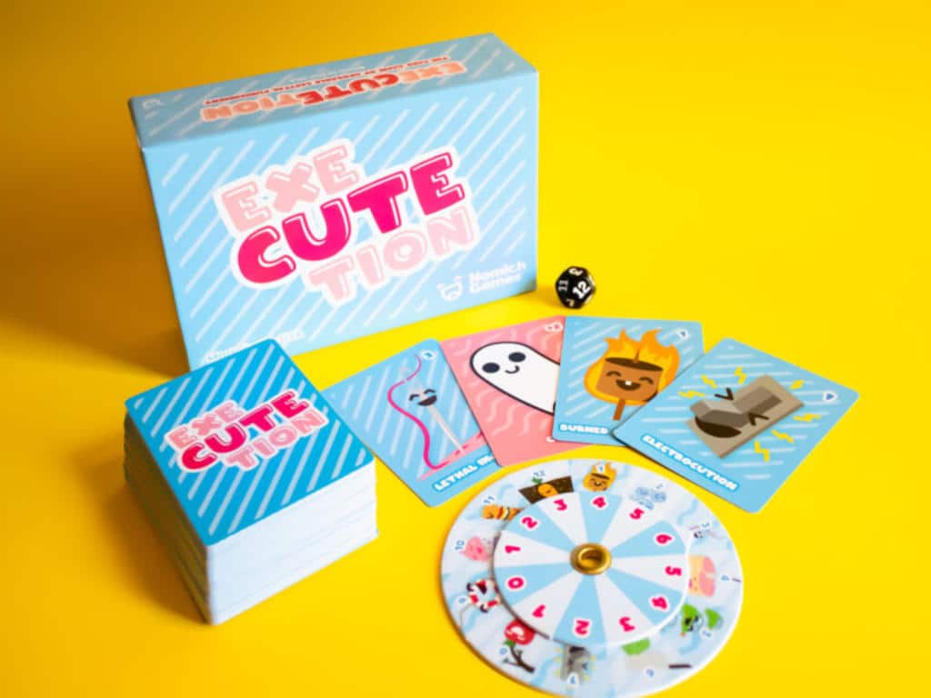 box, cards and other components for Exe-Cute-Tion