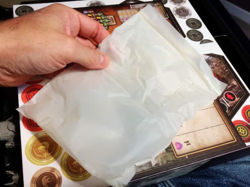one of the biodegradable ziplock bags from Expeditions