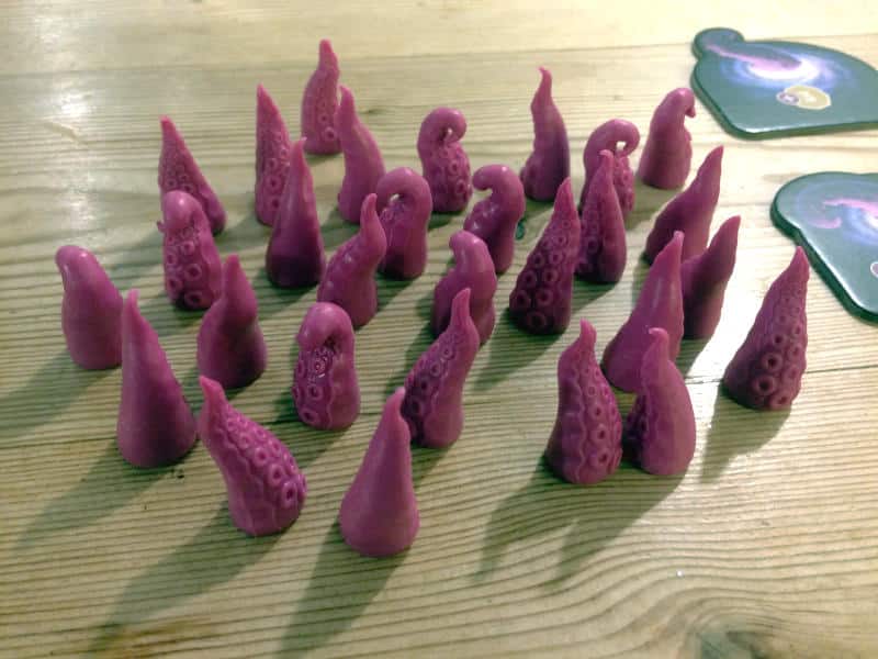 the purple plastic tentacle miniatures