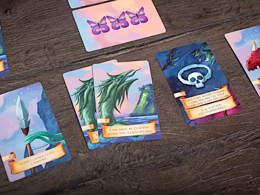 some of the cards from Isle of Night