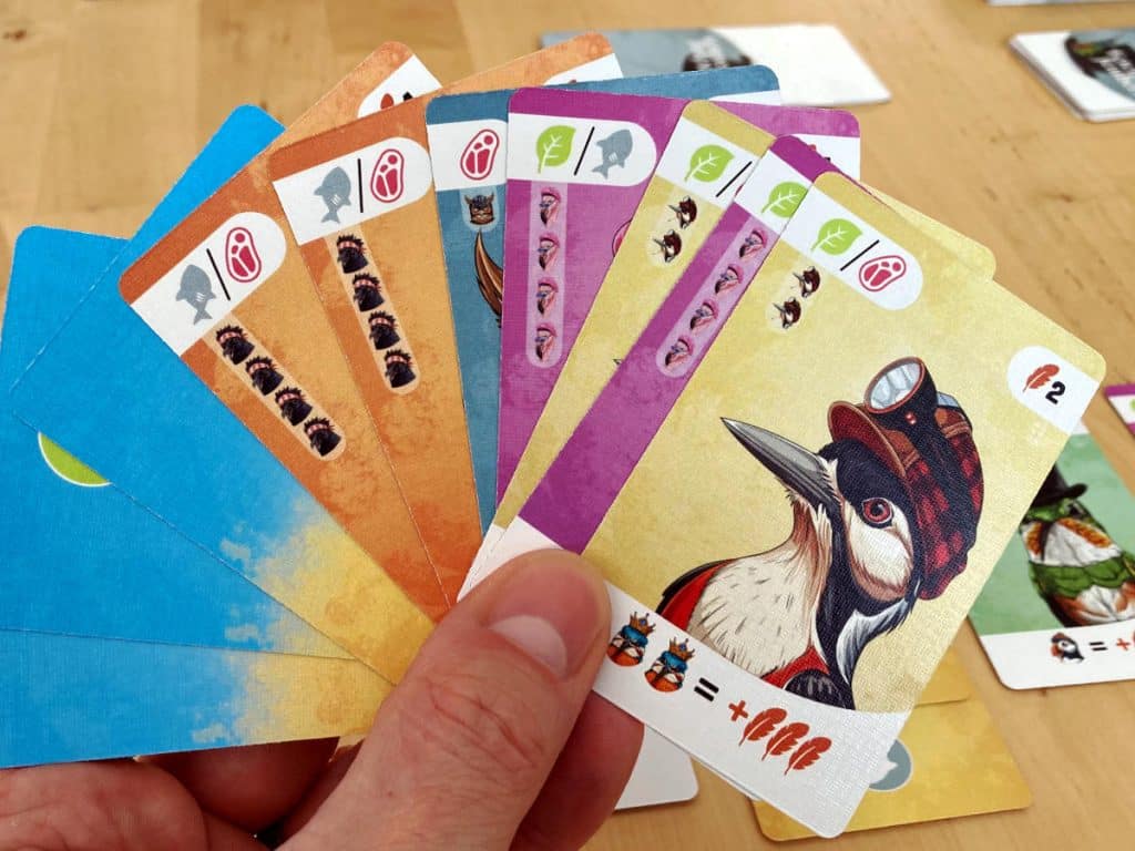 a fan of cards from Fetching Feathers