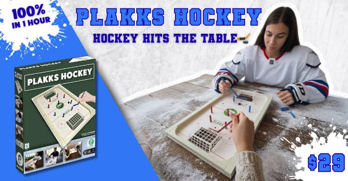Plakks Hokcey - Hockey Hits The Table - $29 - 100% In 1 Hour