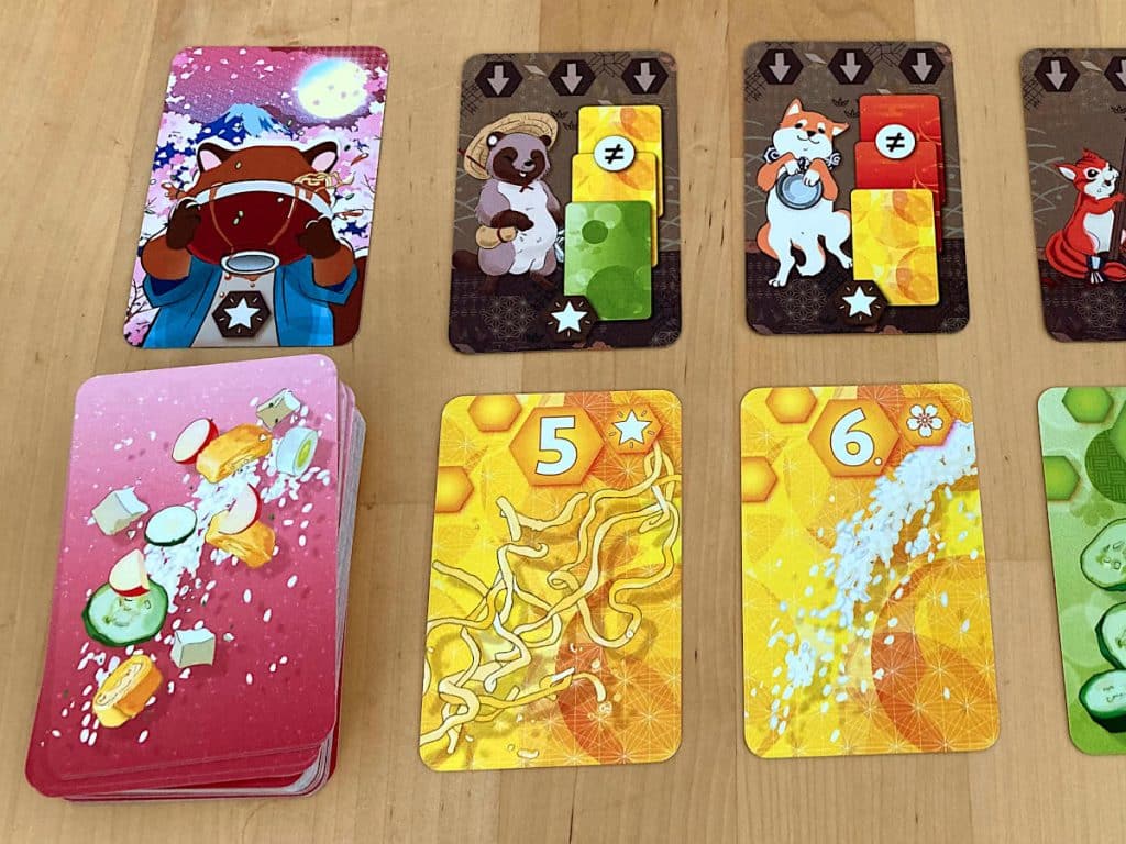 some of the objective and ingredient cards